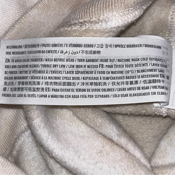 Abercrombie & Fitch Soft A&F Tie Dye Pullover Crewneck Sweatshirt XS Beach - Picture 9 of 10